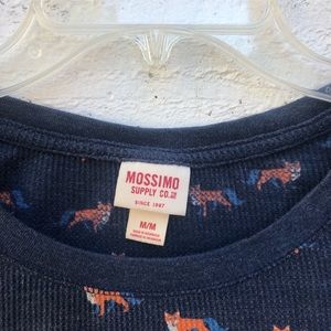 Fox print long sleeve thermal